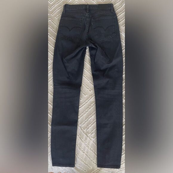 Levi’s Premium 721 High Rise Skinny Women’s Jeans - Black 26 - Picture 6 of 10